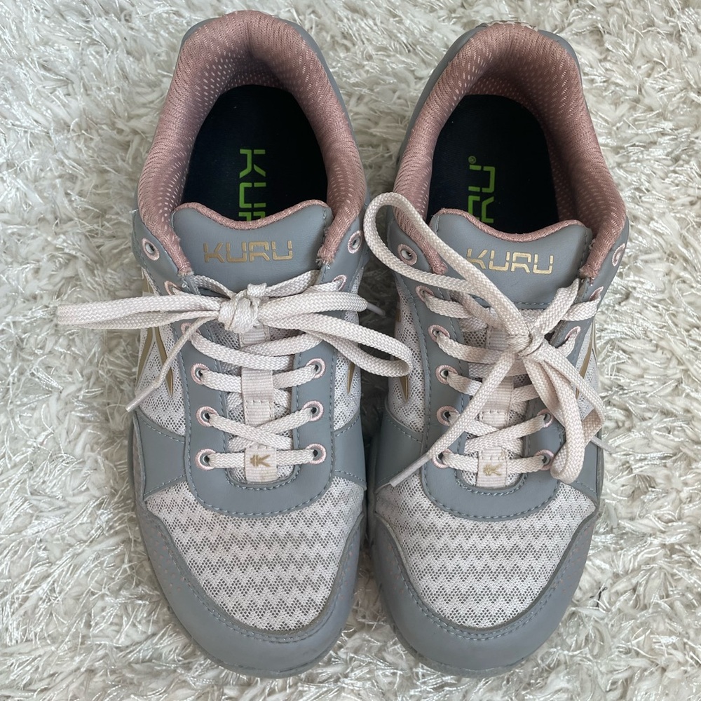 KURU Quantum Gray Pink Sneakers - Picture 2 of 9